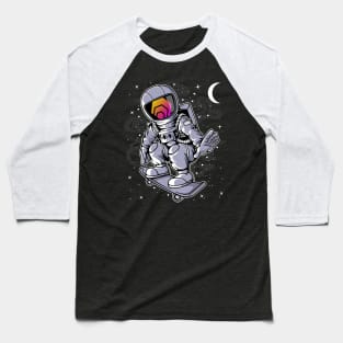 Astronaut Skate HEX Coin To The Moon HEX Crypto Token Cryptocurrency Blockchain Wallet Birthday Gift For Men Women Kids Baseball T-Shirt